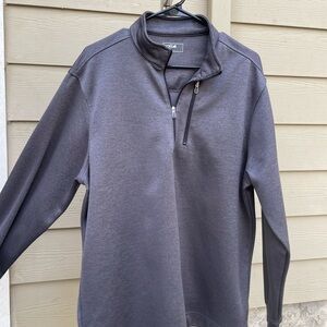 Bolle Men's Charcoal Zip-Up Sweater